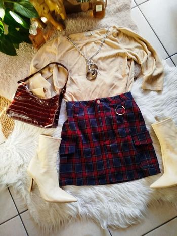 Jupe carreaux anneau don't call me Jennifer