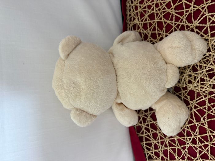 Doudou ours beige marron NICOTOY - photo numéro 2