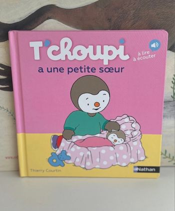 Livre tchoupi a une petite sœur 
