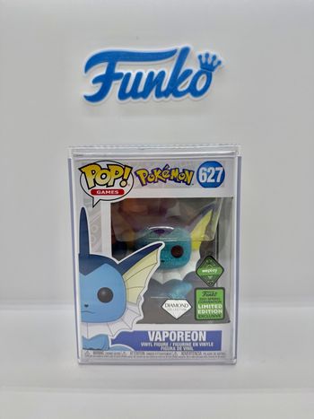 Funko Pop Pokemon Vaporeon 627 Diamond Spring Convention 2021 Weplay Store