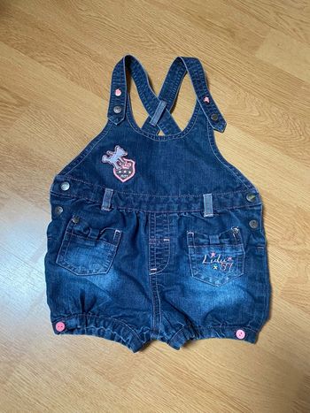 Salopette short lulu castagnette 12 mois