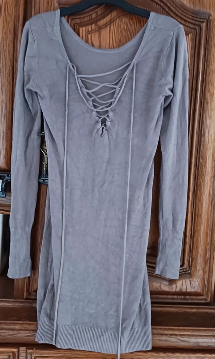 pull long papillonne taille 38/m - photo numéro 2