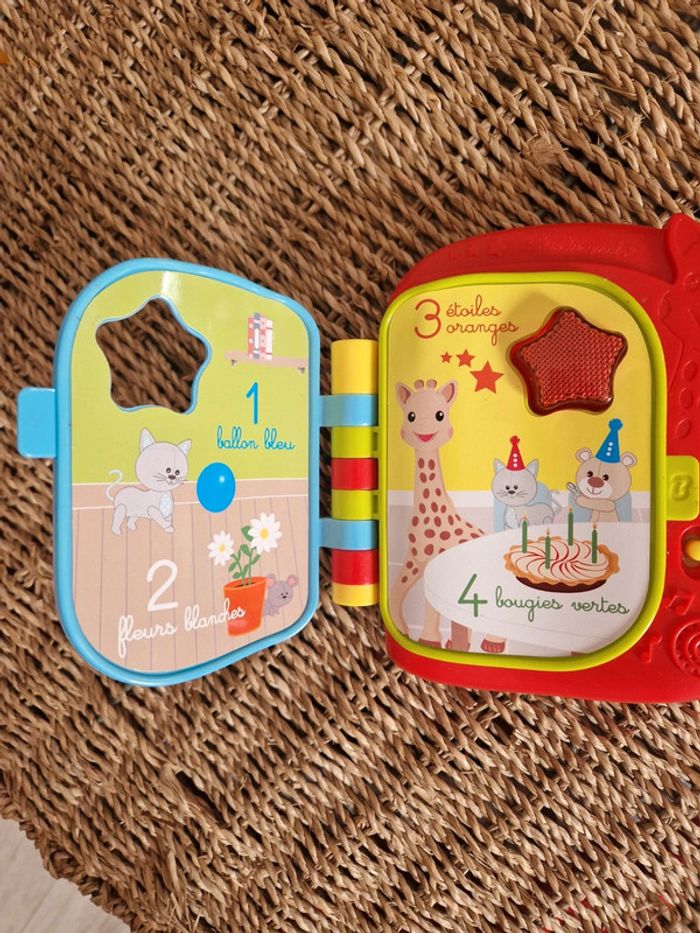 Livre musicale et lumineux Sophie la girafe 🦒 - photo numéro 4