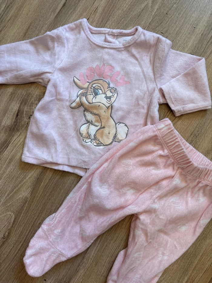 Pyjama 2 pièces Miss Bunny Bambi Disney 9 mois