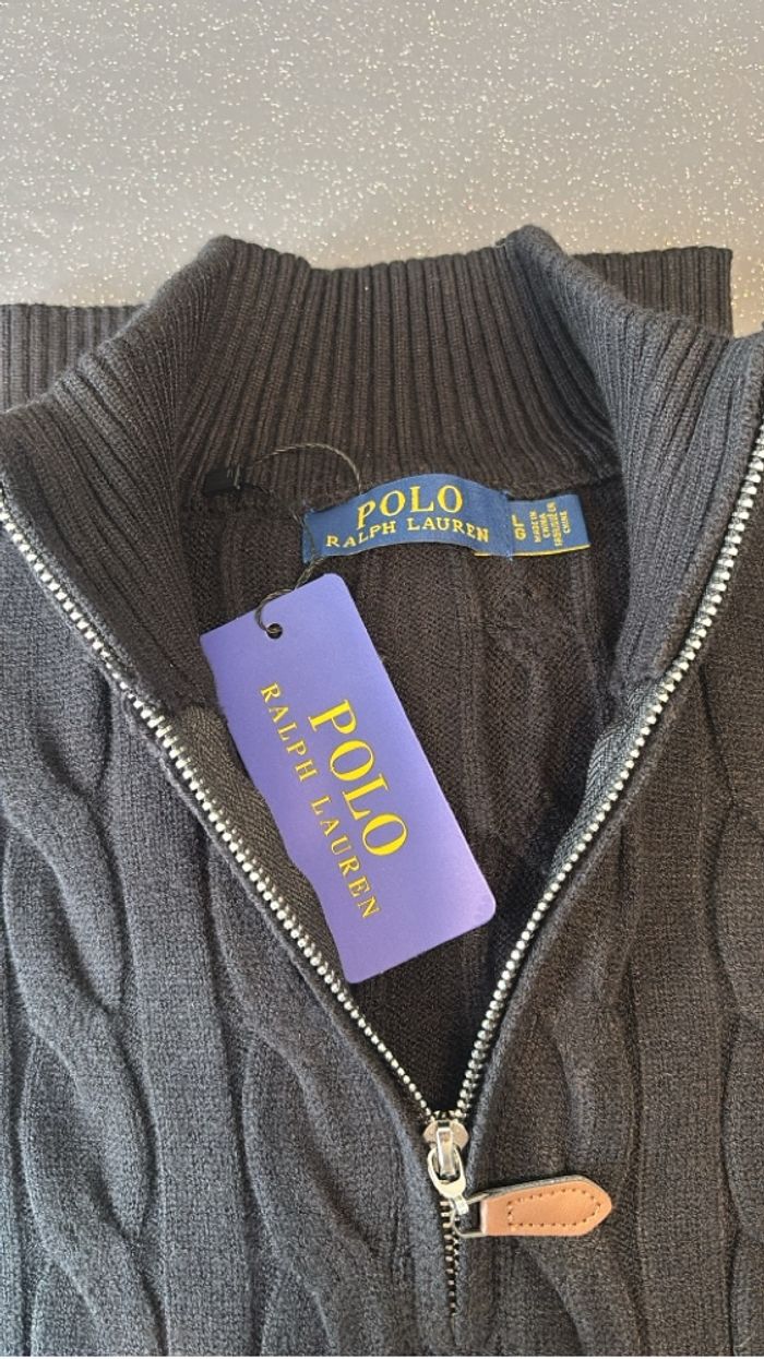 Pull à zip Ralph Lauren taille L - photo numéro 2