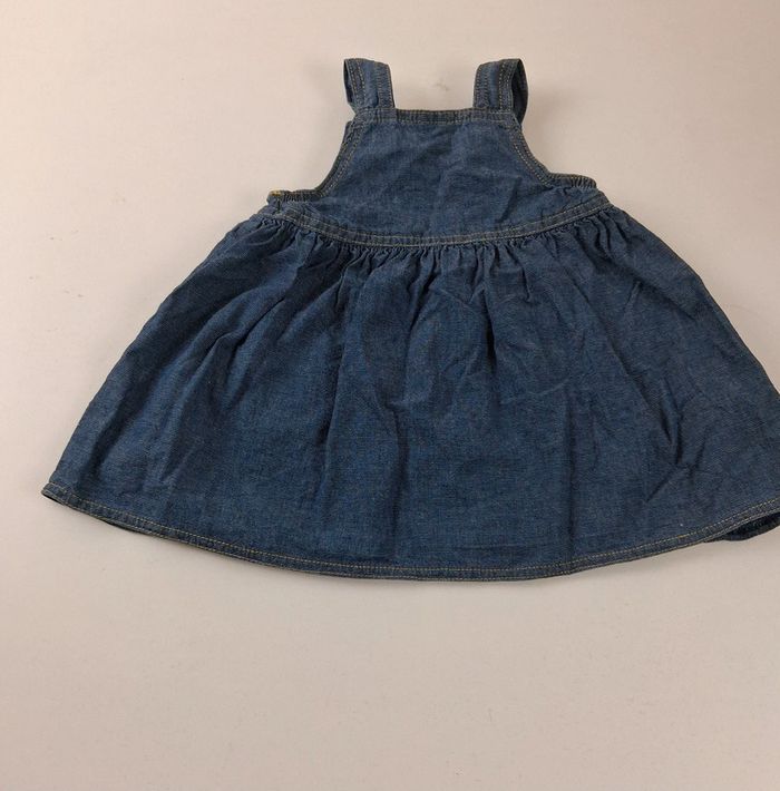 Robe en jean's Absorba taille 6 mois - photo numéro 2