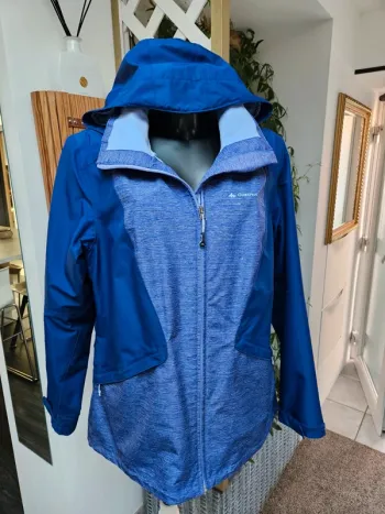Quechua veste coupe vent bleu taille XL