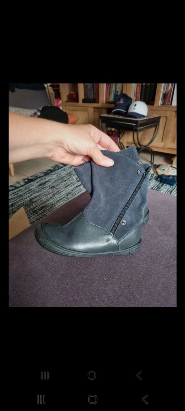 Bottes Vertbaudet  cuir neuves taille 29 - photo numéro 3