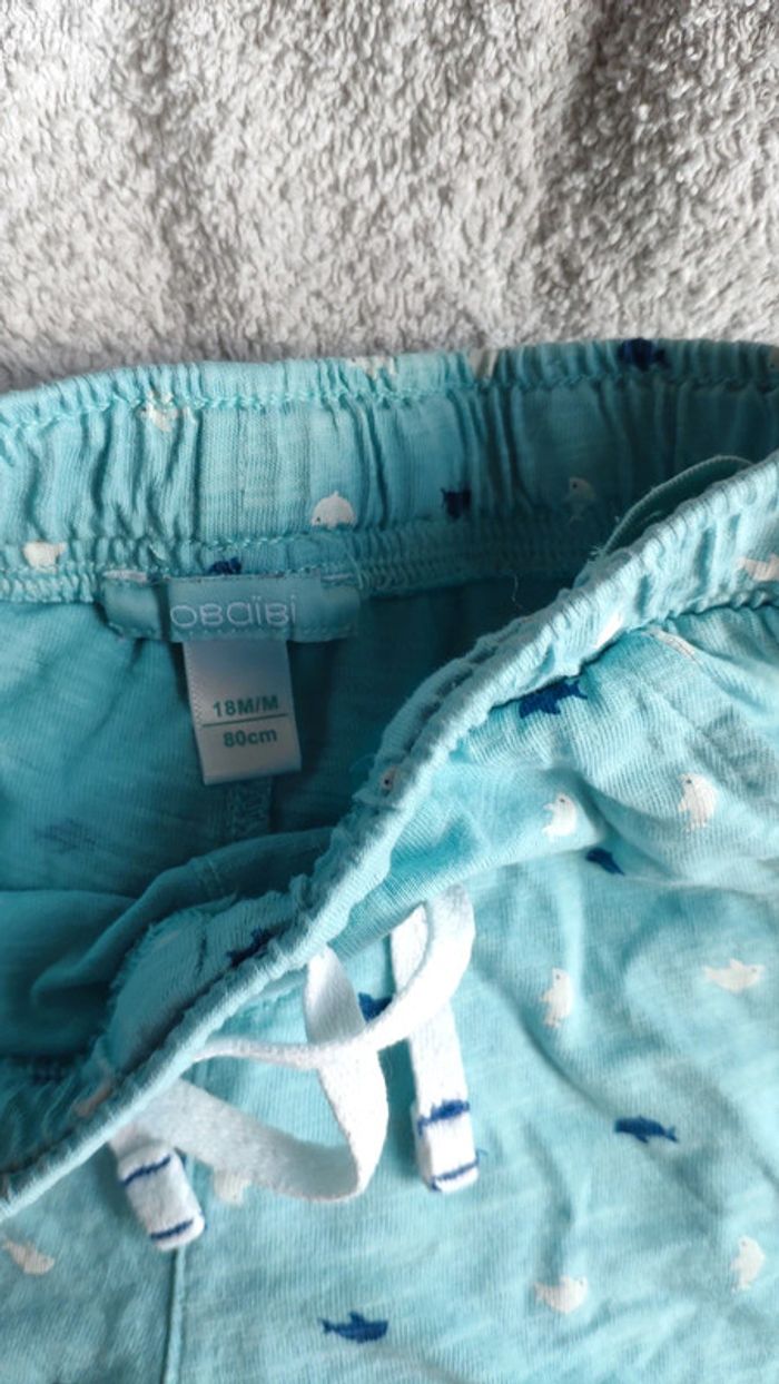 Lot de 2 shorts obaibi 18 mois - photo numéro 5