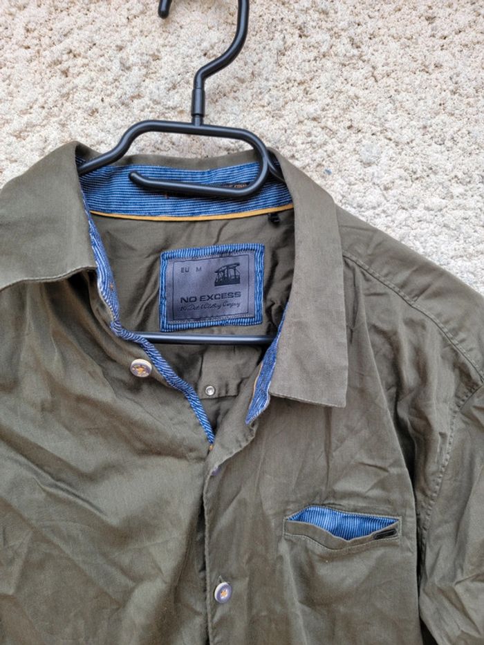 Chemise slim cargo no excess kaki neuve - photo numéro 2
