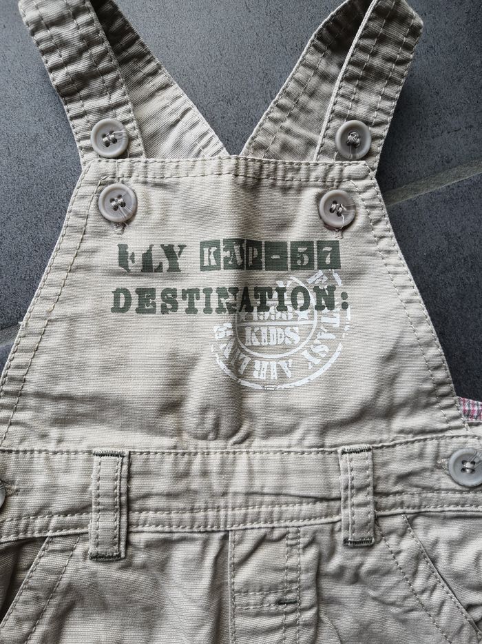 Salopette short garçon 6 mois - photo numéro 3