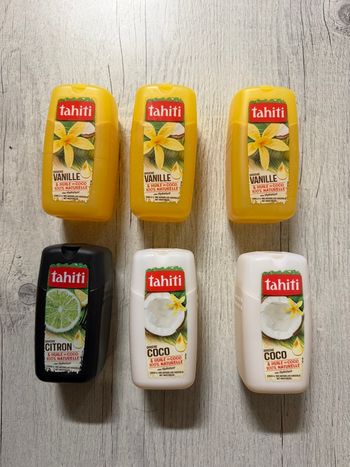 Lot gel douche Tahiti 