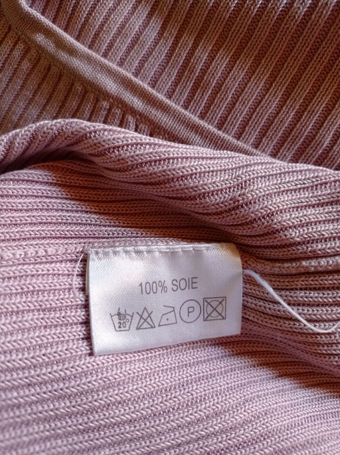 🌸Pull en soie, Soie pour soi, taille XL - photo numéro 2