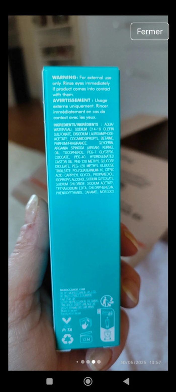 Maroccanoil Shower Gel / Gel Douche 30 ml
Neuf Emballé - photo numéro 8