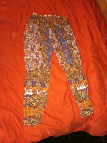 Chouette pantalon été automne printemps motifs originaux lumineux Taille SM