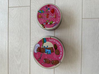 Duo de boîtes de rangement gourmandises en métal