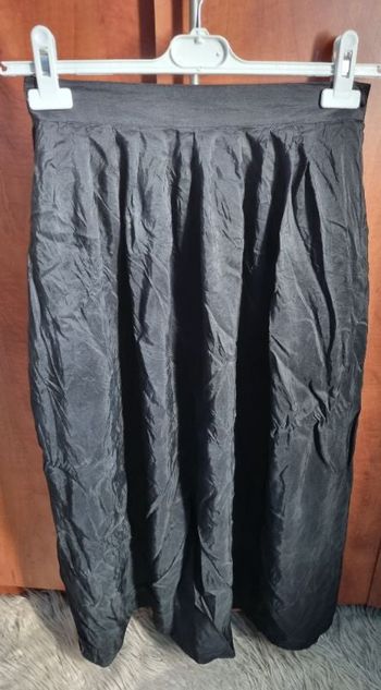 Jupe longue noir 💯soie taille 38