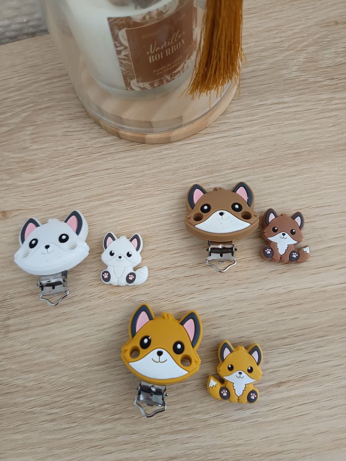 Attache tétine Renard - photo numéro 2