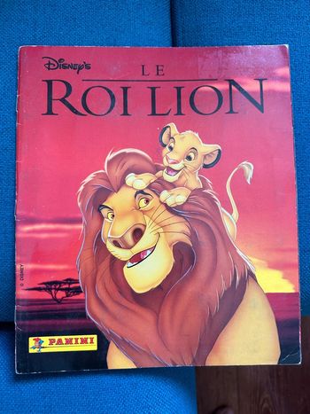 Album Panini stickers autocollants vignettes complet Disney Le Roi Lion