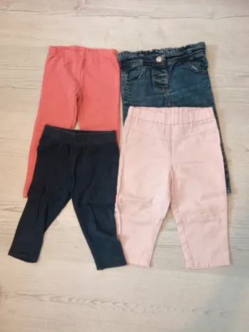 Lot 4 bas petits défauts 18 mois