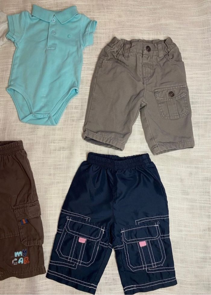 Lot de 4 pantalons et 3 hauts pour bébé (3 mois) - photo numéro 2