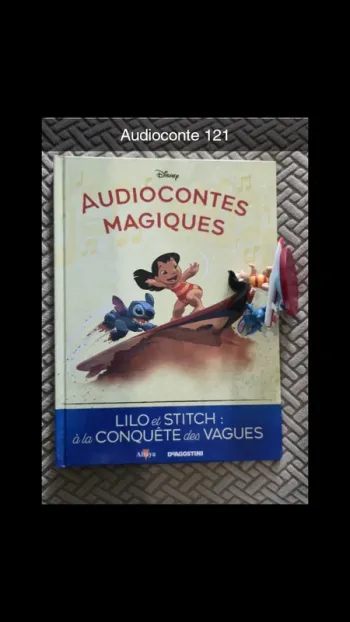 N¤121 audioconte Magique Altaya disney deagostini livre+figurine audio conte compte