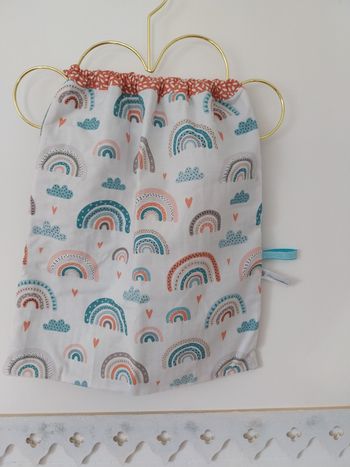 Bavoir élastique, bavoir de cantine,  serviette élastique