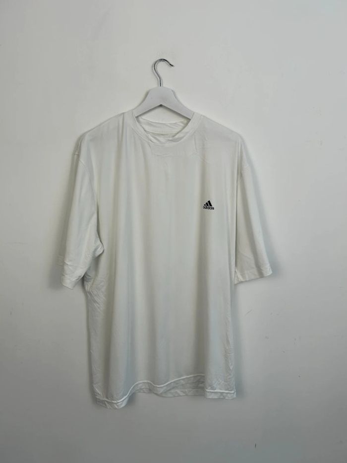 T-shirt Homme Adidas Blanc | Taille XXL | Très Bon État | Classique & Confort | #TM61