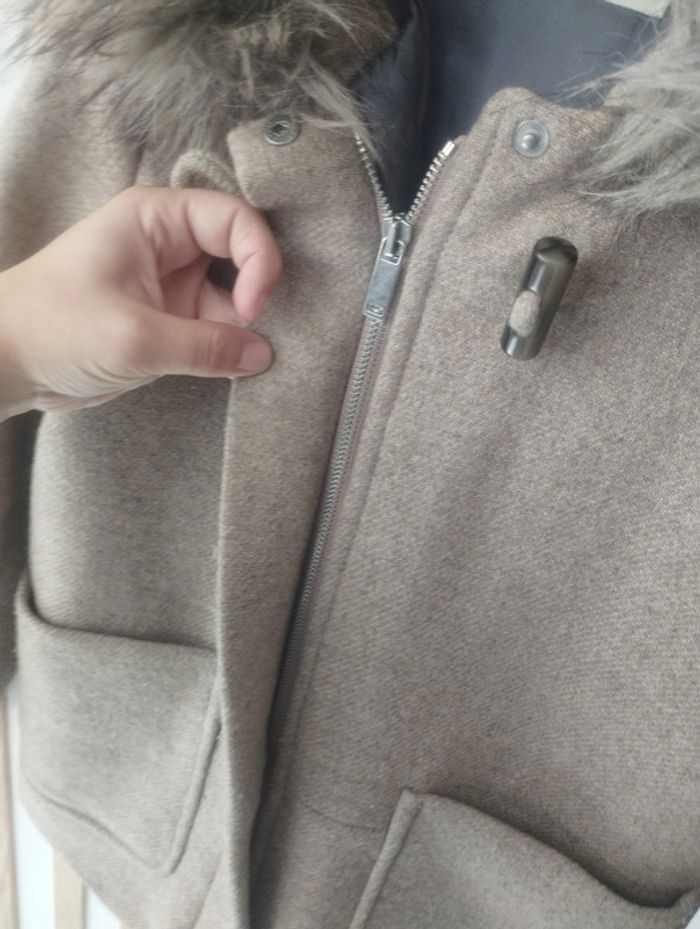 Manteau duffle-coat beige Zara 9/10ans - photo numéro 5