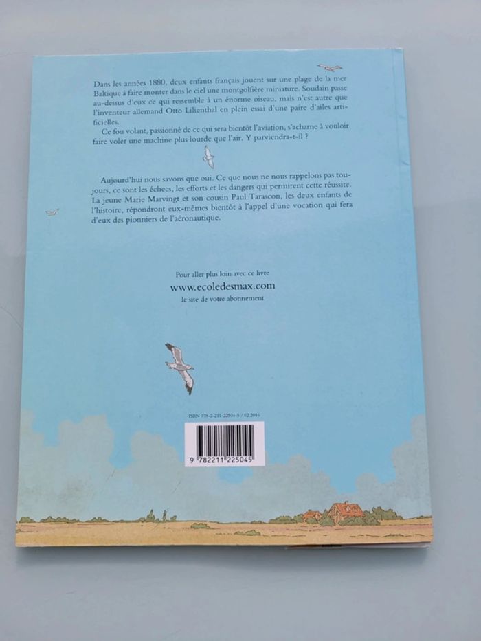 Livre l'école des loisirs couverture souple, Lilienthal, le fou volant, 8/11 ans (16) - photo numéro 5