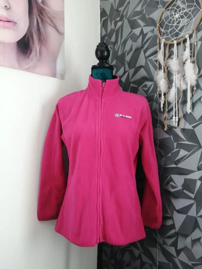 Veste polaire rose zippée / X-Land tech / (S)