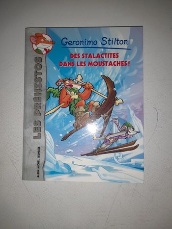 Geronimo Stilton Les préhistos des stalactites dans les moustaches