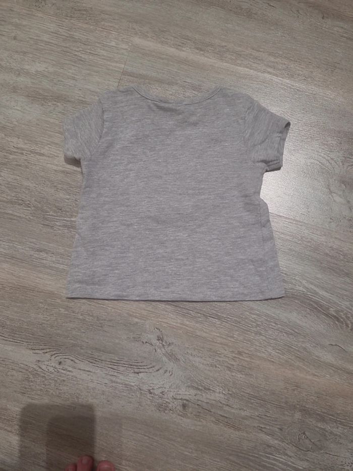 Tee shirt gris Disney Minnie - photo numéro 3