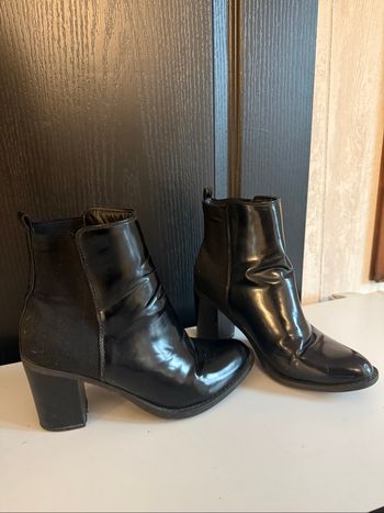 Bottines à talons noires