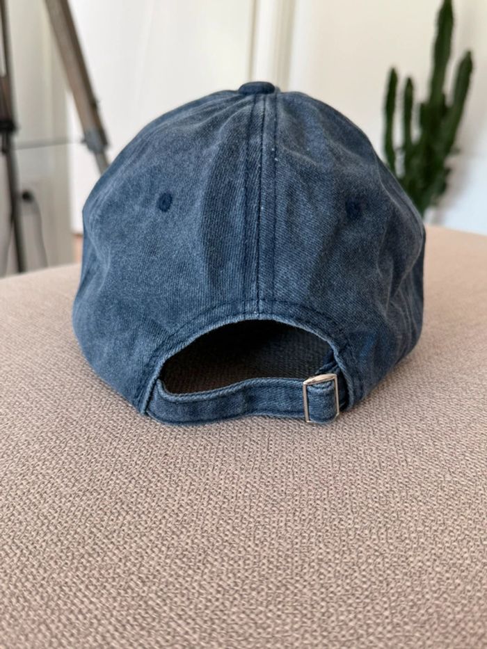 Casquette denim motif citron - photo numéro 3