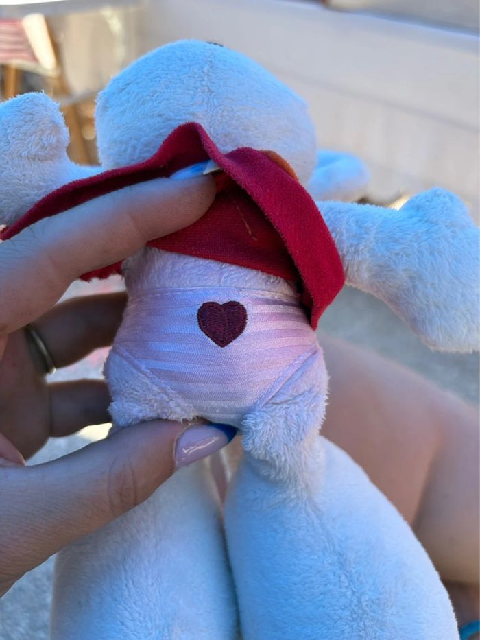 Peluche Diddlina - en robe - en très bon état - taille moyenne - photo numéro 6