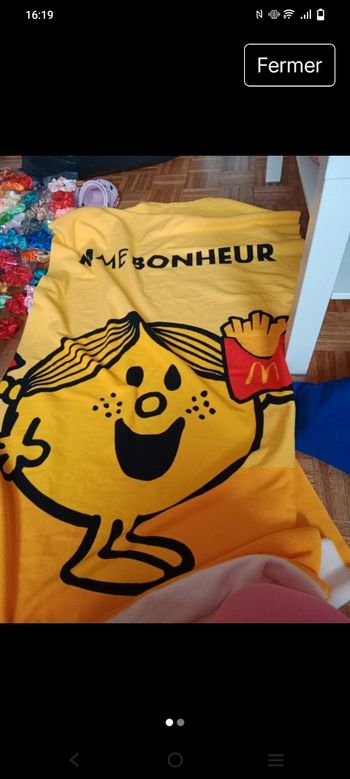 Serviette monsieur madame 