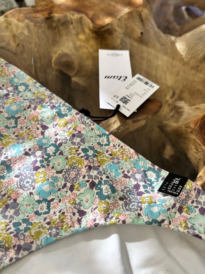 Bas de maillot de bain Etam fleurs - photo numéro 3