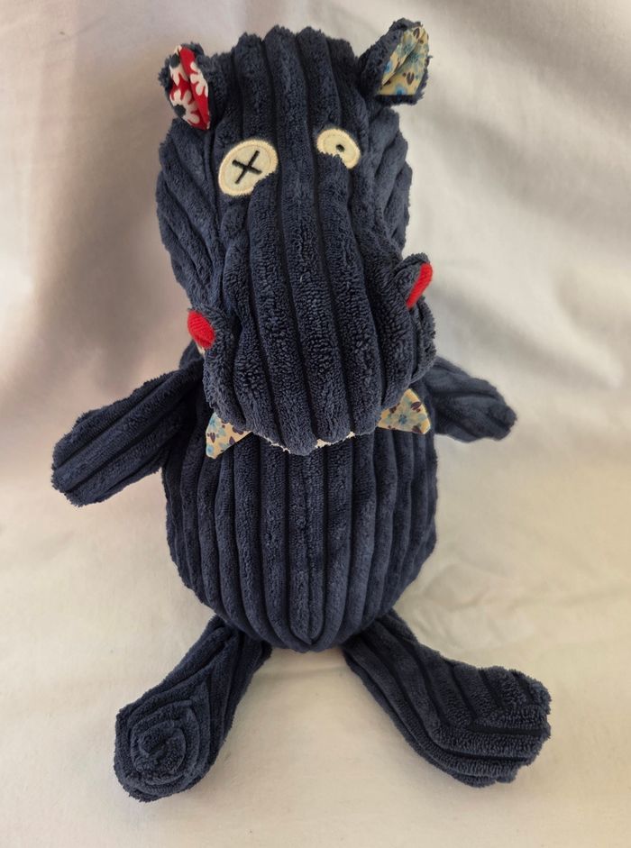 Ensemble Hippopotame Hippipos simply peluche et doudou plat - Deglingos - photo numéro 2