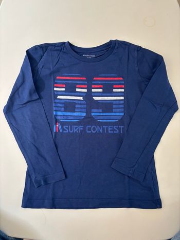 TEE shirt manches longues surf content Monoprix 10ans