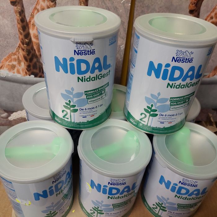 Lot de 8 boîtes de lait "Nidal"2
