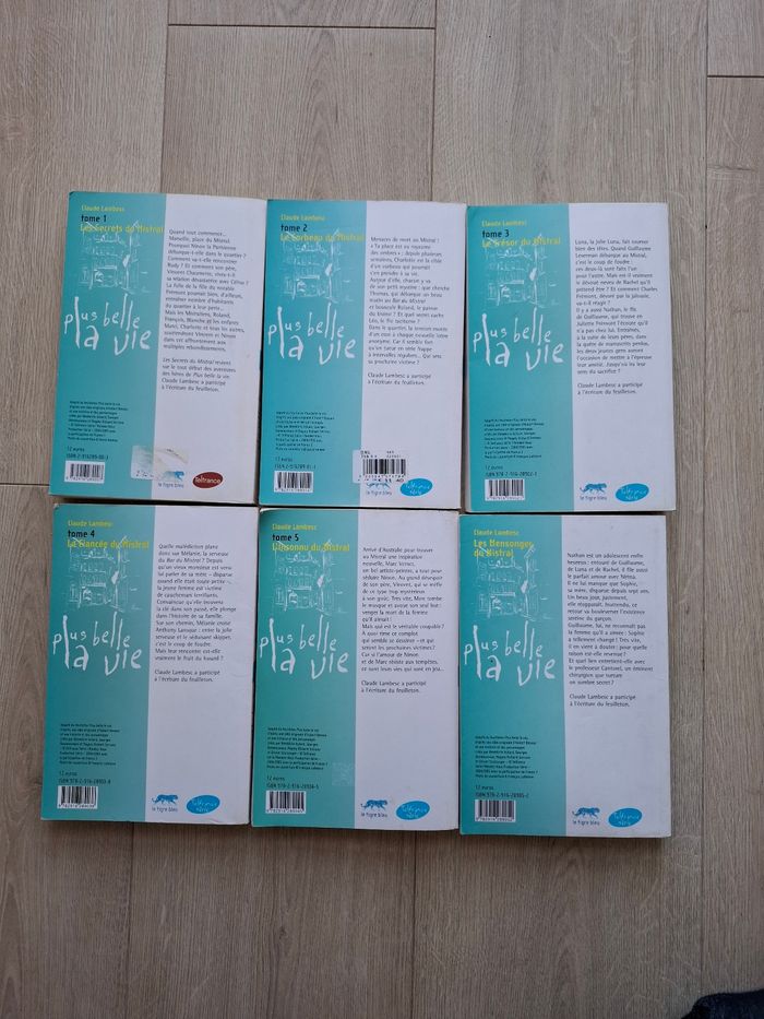 Lot de 6 romans Plus belle la vie en bon état - photo numéro 2