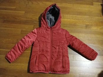 Blouson fille 3 ans bordeaux