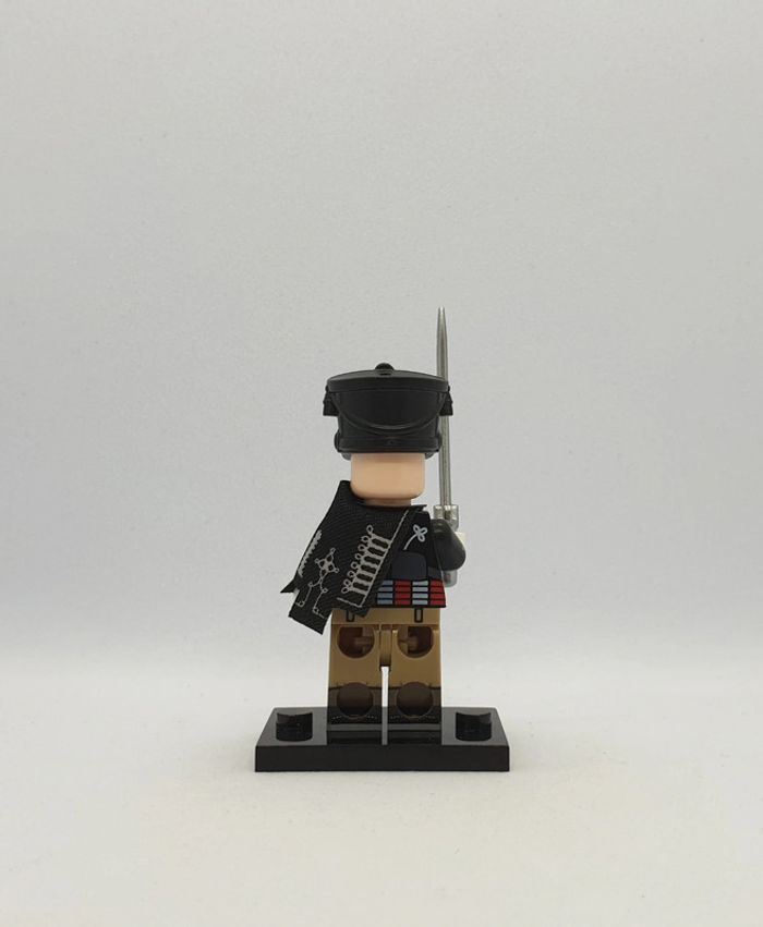 💂 Figurine Guerres Napoléoniennes - Hussard de la Mort Prussien - (Style Lego) 💂 - photo numéro 3