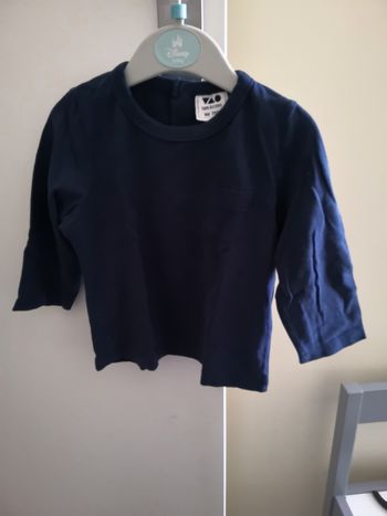 T-shirt manches longues (Bleu marine) 9 mois (71 cm) Tape à l'Oeil