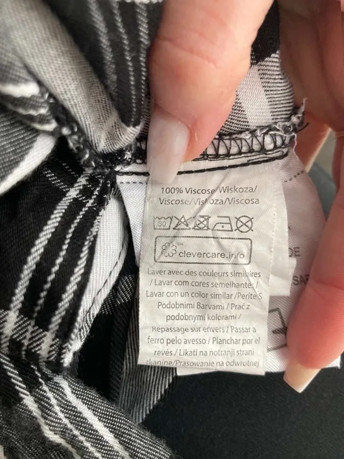 Robe chemise à carreaux - photo numéro 6