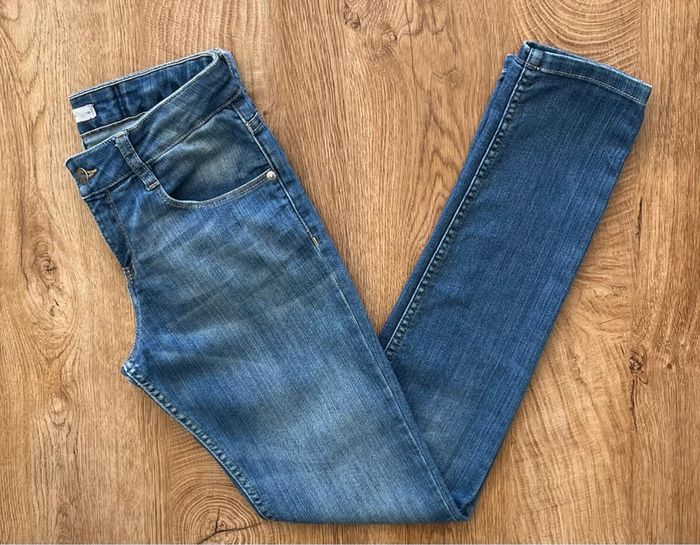 Jean/pantalon bleu Levi's 711 Skinny pour fille, taille 14 ans - photo numéro 4