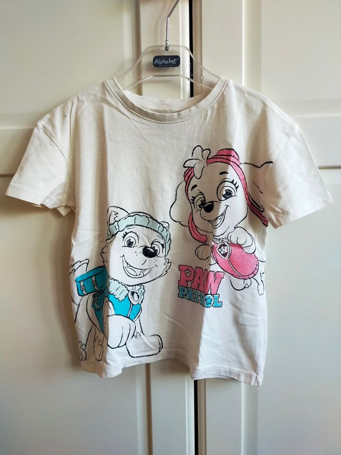 T shirt Pat Patrouille Everest et Stella 6 ans