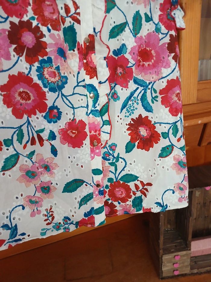 Chemise ajourée Naf Naf taille M neuve avec étiquette - photo numéro 4
