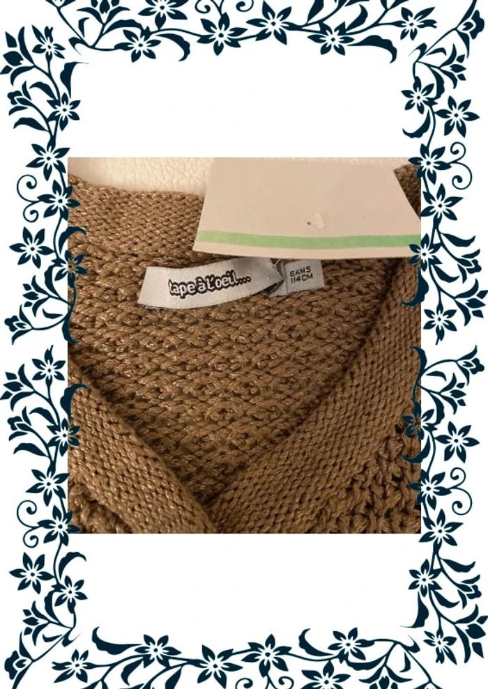 Gilet fille 6 ans tape à l’œil